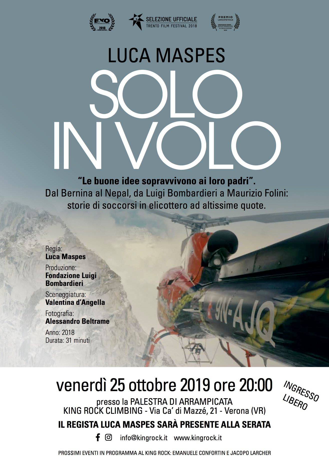 Save the date! Solo in Volo è un docufilm mozzafiato che ti terrà con il fiato s...