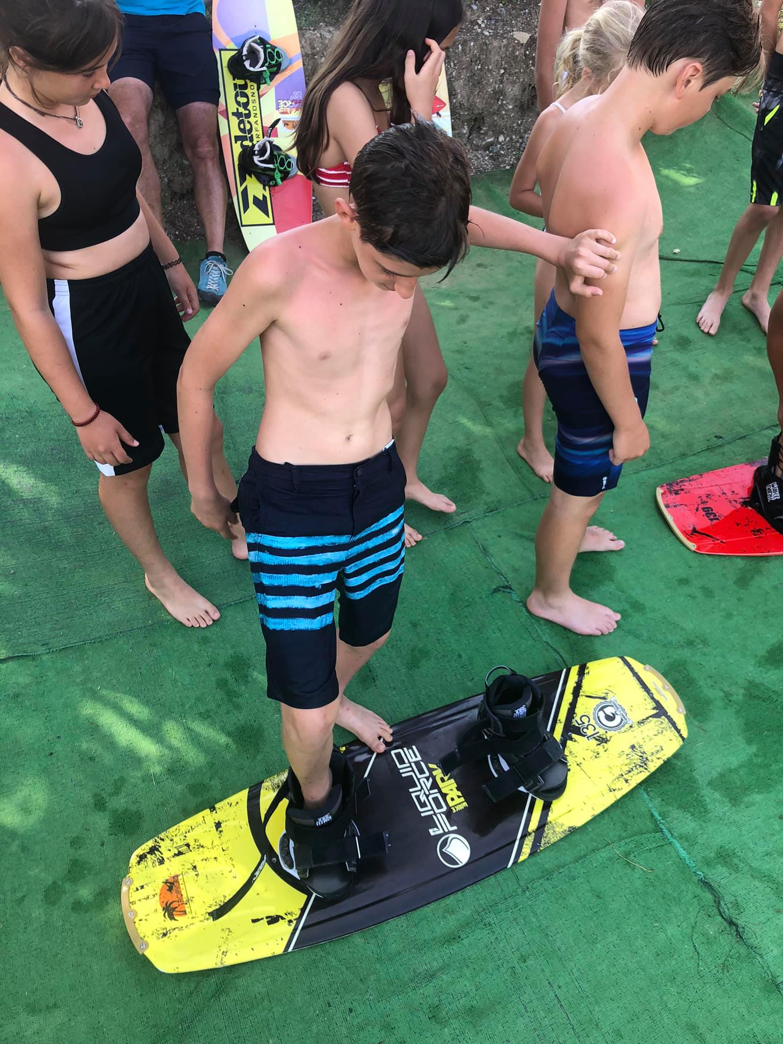 Wakeboarding today!
 Special Camp per SuperGiovani!
 Rafting, kayak, sup, orient...