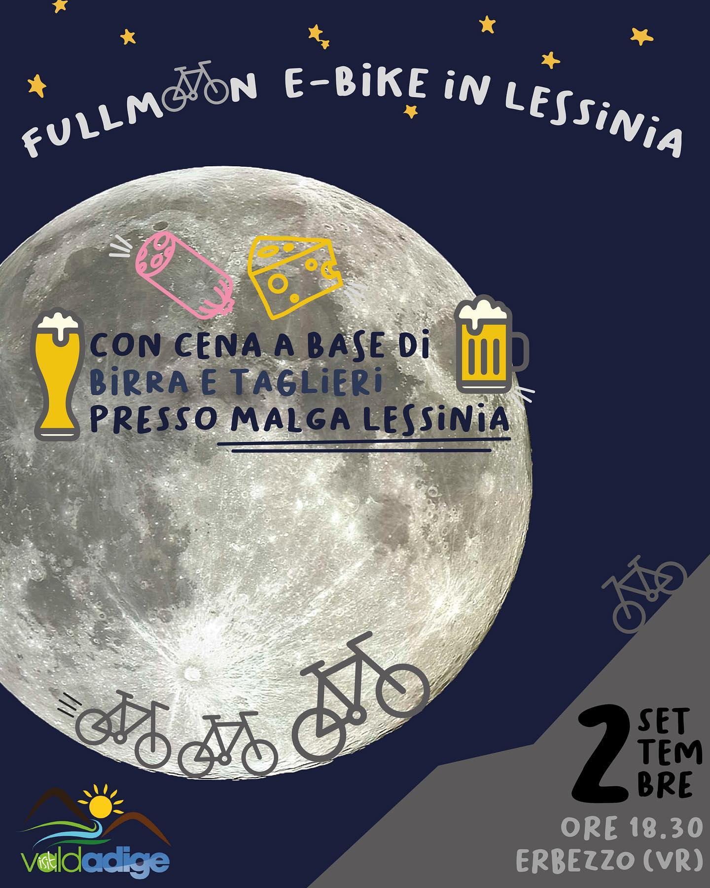 Mercoledì 2 settembre Luna Piena!
 Una gita notturna illuminati dalla luce della...