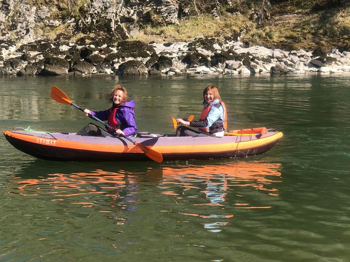  The Season begins!  Little water in the river, perfect for learning Kayaking!  Book ...
