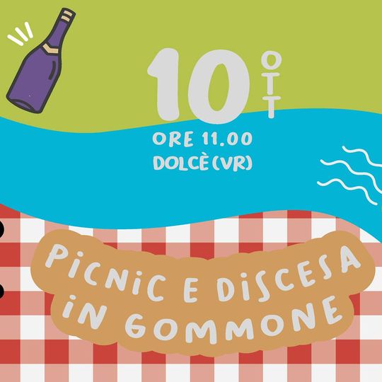 PicNic tra le Vigne e discesa in gommone!