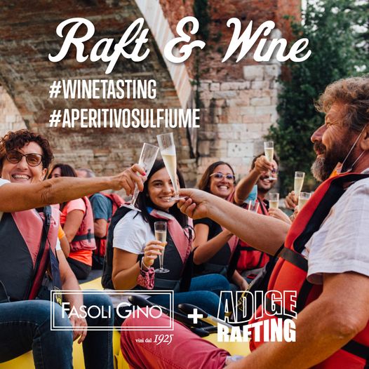 Vino buono + amici + discesa in fiume = RAFT & WINE 
Grazie alla collaborazione ...