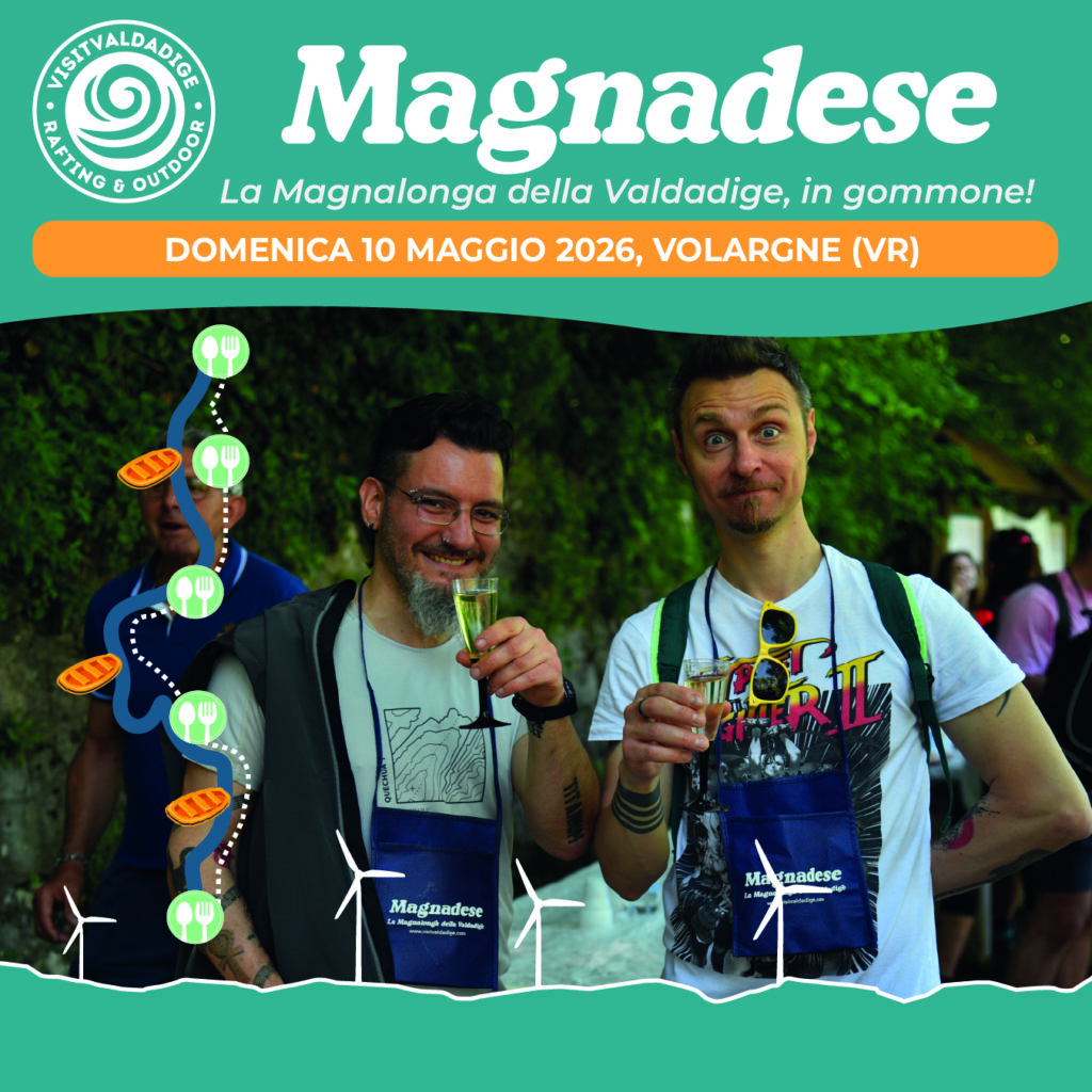 MAGNADESE - la magnalonga della valdadige con il gommone